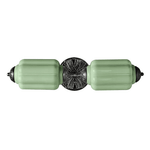 Elliot Brass and Glass Wall Sconce for Modern Interiors