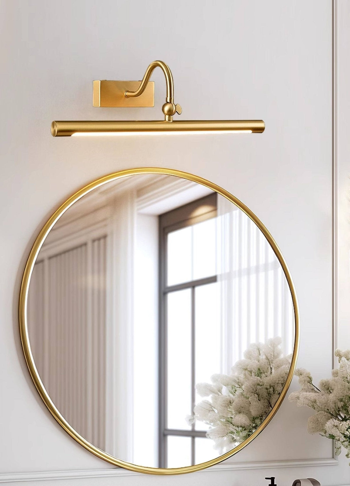 Ellis Linear LED Wall Sconce in Bronze, Black, or Gold