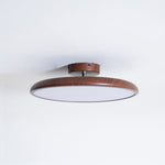 Lola Wood Grain Adjustable Ceiling Light – Modern LED Flush Mount