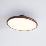 Lola Wood Grain Adjustable Ceiling Light – Modern LED Flush Mount