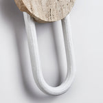 Eloen Travertine LED Wall Sconce – Modern Minimalist Stone Light
