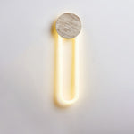 Eloen Travertine LED Wall Sconce – Modern Minimalist Stone Light