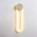 Eloen Travertine LED Wall Sconce – Modern Minimalist Stone Light
