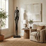 Elongated Form Sculpture Floor Lamp – Modern Abstract Art Lighting
