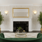 Elowen Deco Wall Sconce – Art Deco Opal Glass & Metal Lighting