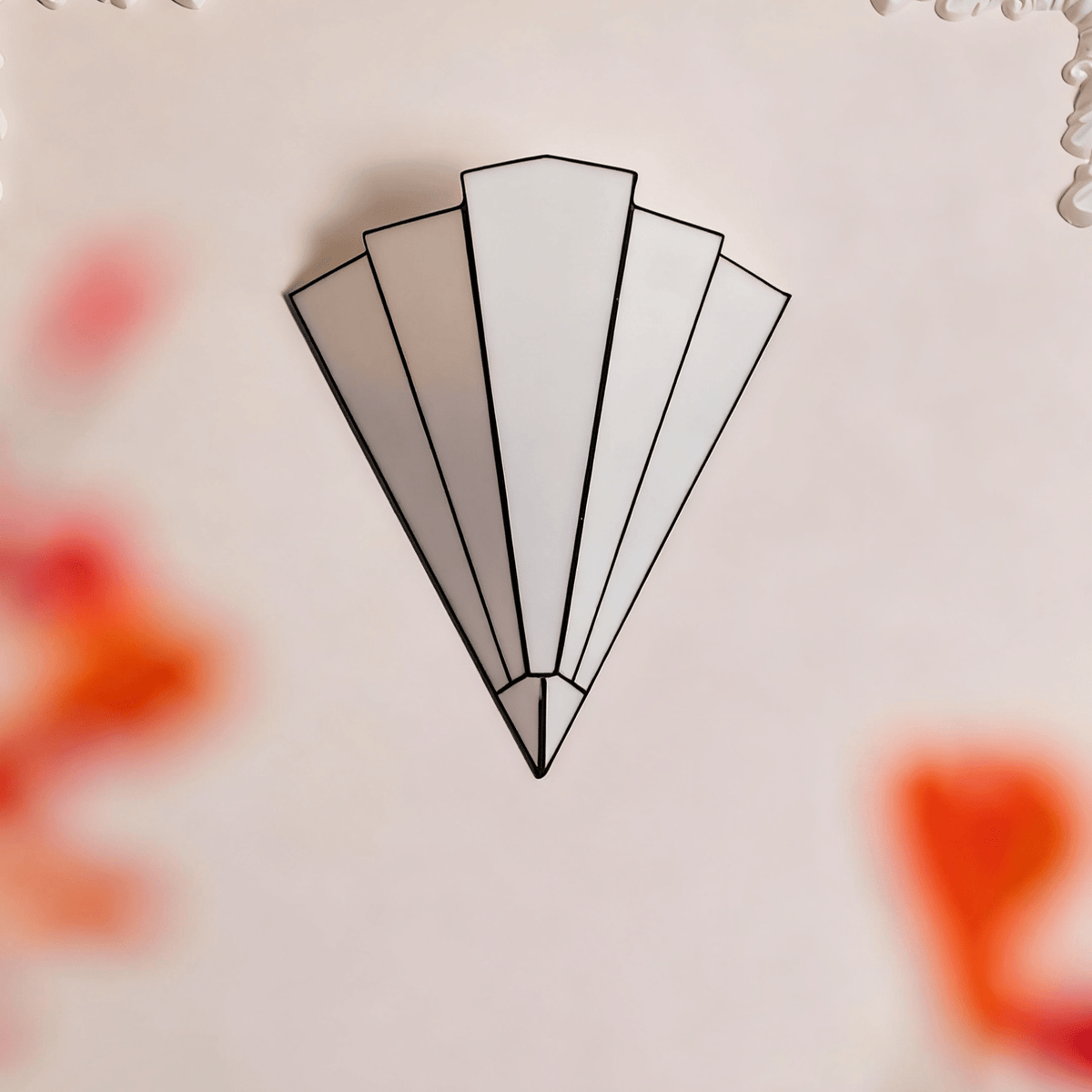 Elowen Deco Wall Sconce – Art Deco Opal Glass & Metal Lighting