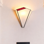 Elowen Deco Wall Sconce – Art Deco Opal Glass & Metal Lighting