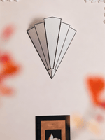 Elowen Deco Wall Sconce – Art Deco Opal Glass & Metal Lighting