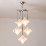 Elowen Prism Star Chandelier – Modern Glass Pendant Light for Dining & Living Rooms