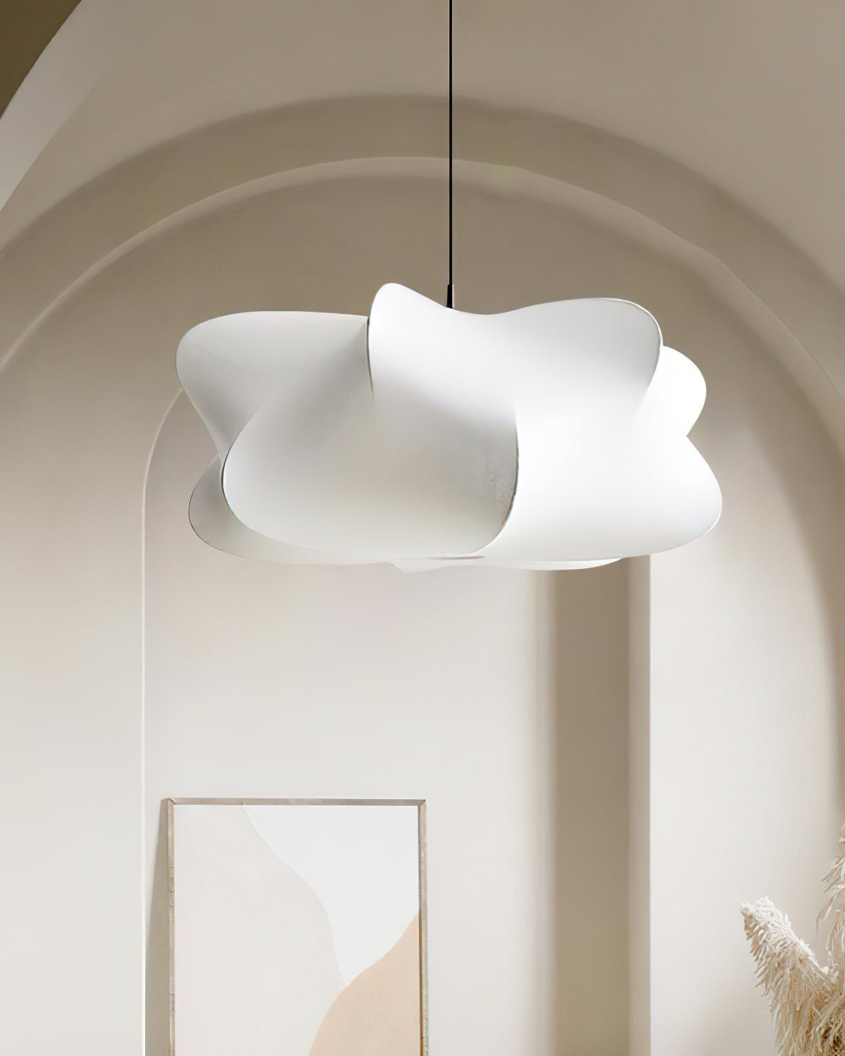 Elysia Pendant Swag Light – Modern Silk Cocoon Pendant for Dining & Living Rooms