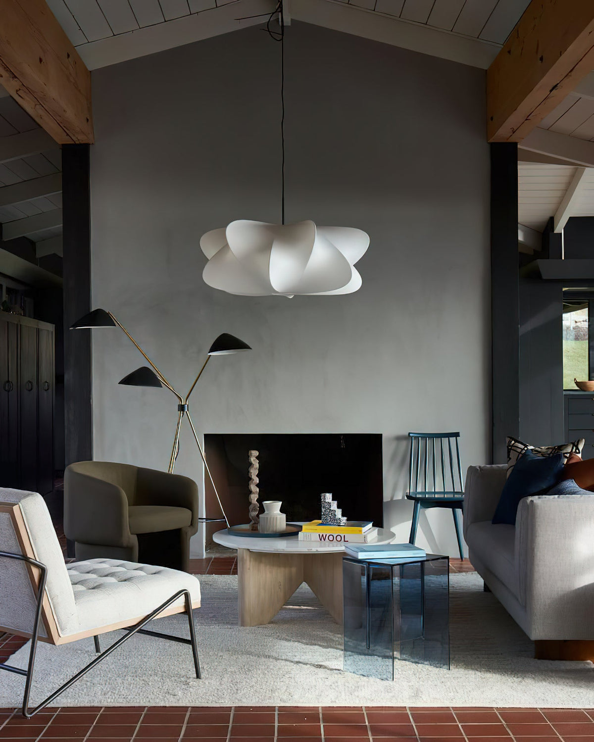 Elysia Pendant Swag Light – Modern Silk Cocoon Pendant for Dining & Living Rooms