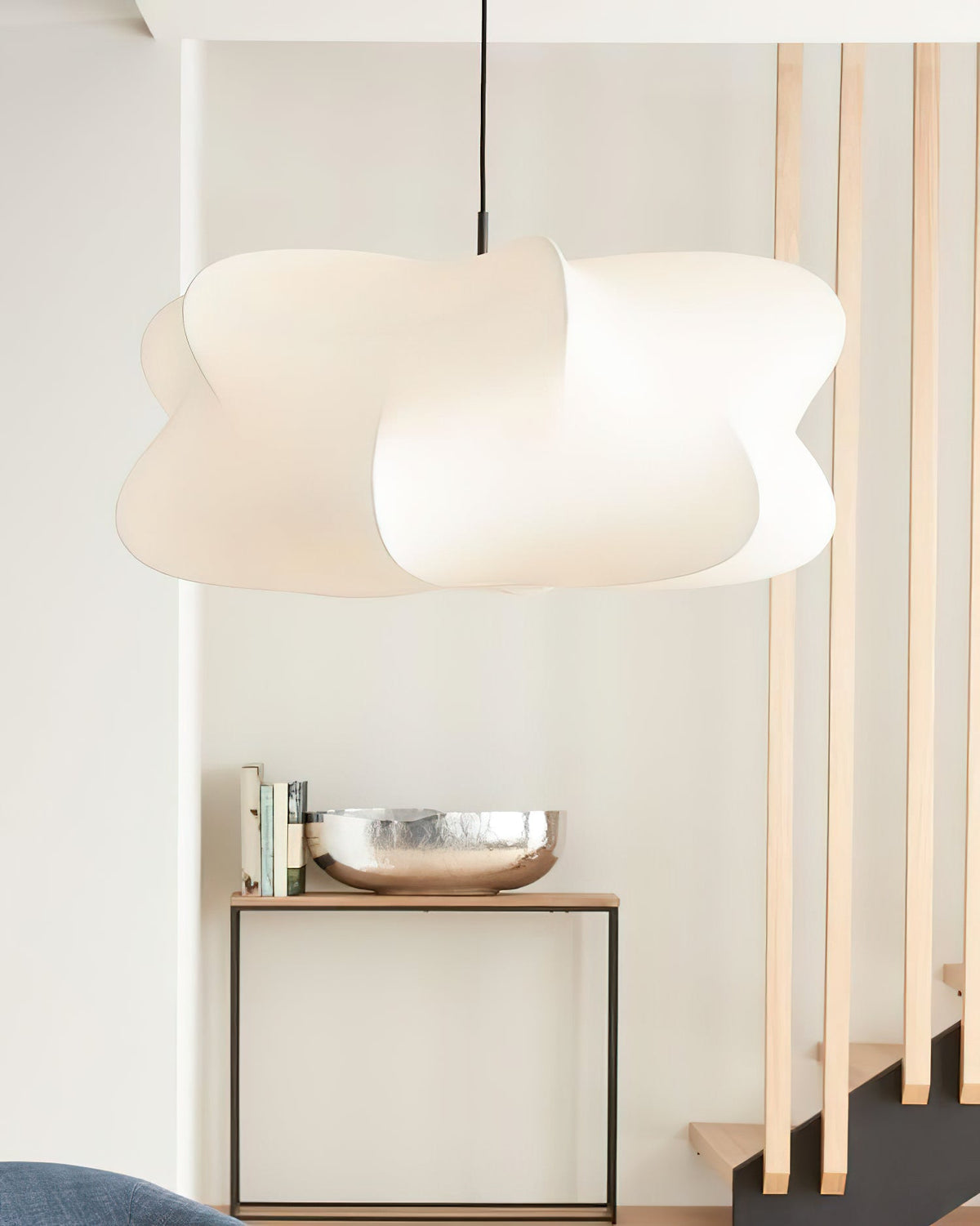 Elysia Pendant Swag Light – Modern Silk Cocoon Pendant for Dining & Living Rooms