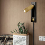 Embedded Bedside Plug In Sconce