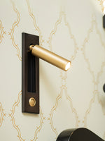 Embedded Bedside Plug In Sconce