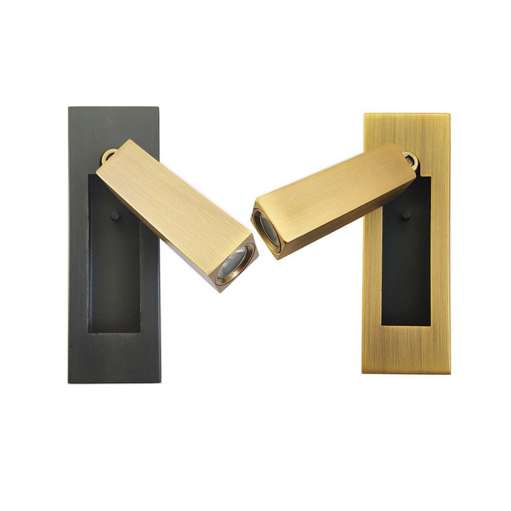Embedded Bedside Plug In Sconce