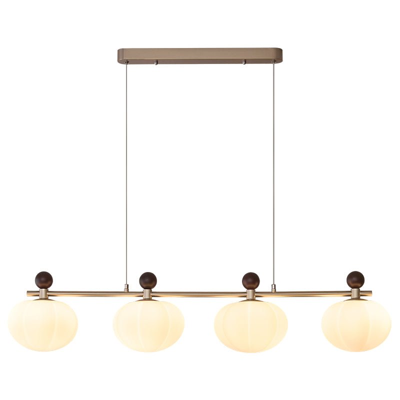 Emberlyn Bloom Chandelier – Modern Brass & Glass Pendant Light for Dining Room