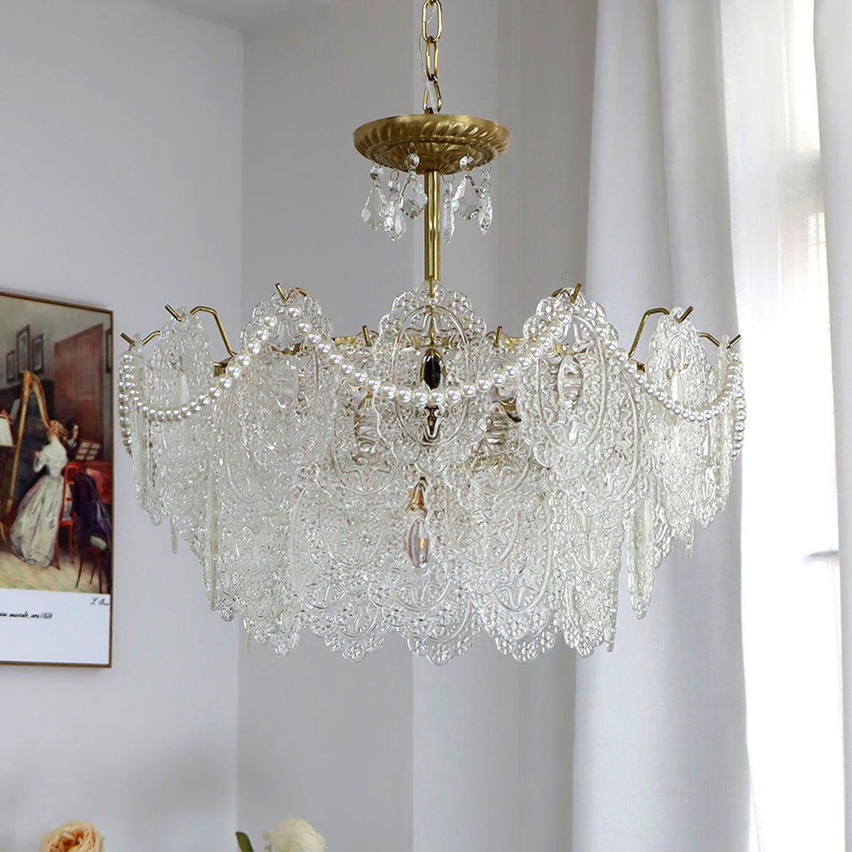 embossed-pearls-crystal-chandelier