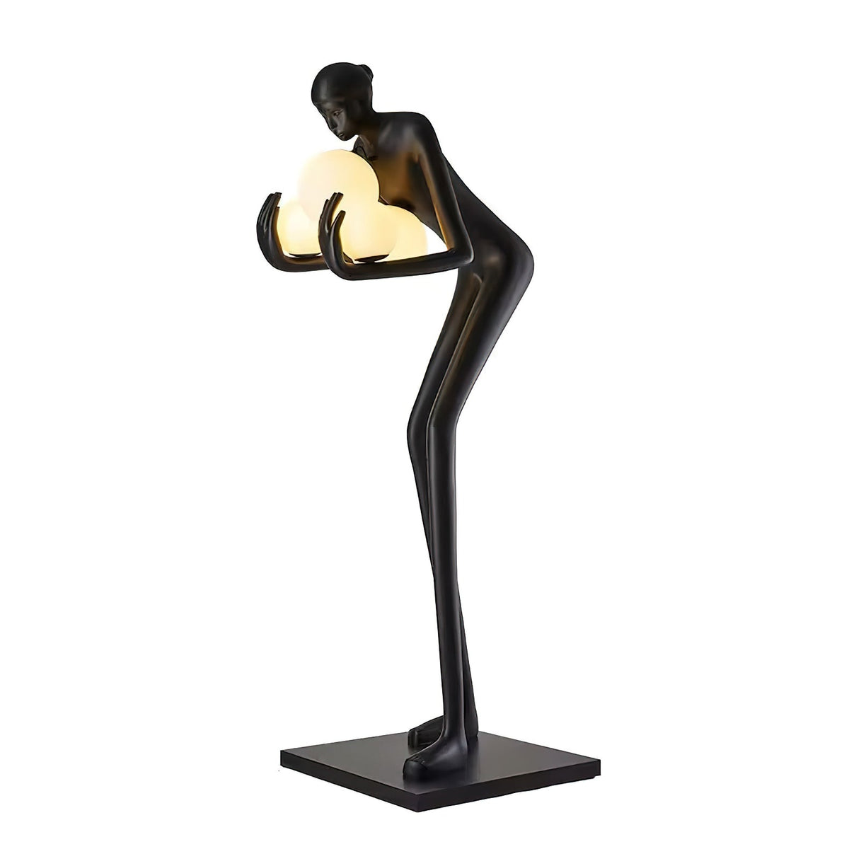Embrace Of Light Sculpture Floor Lamp