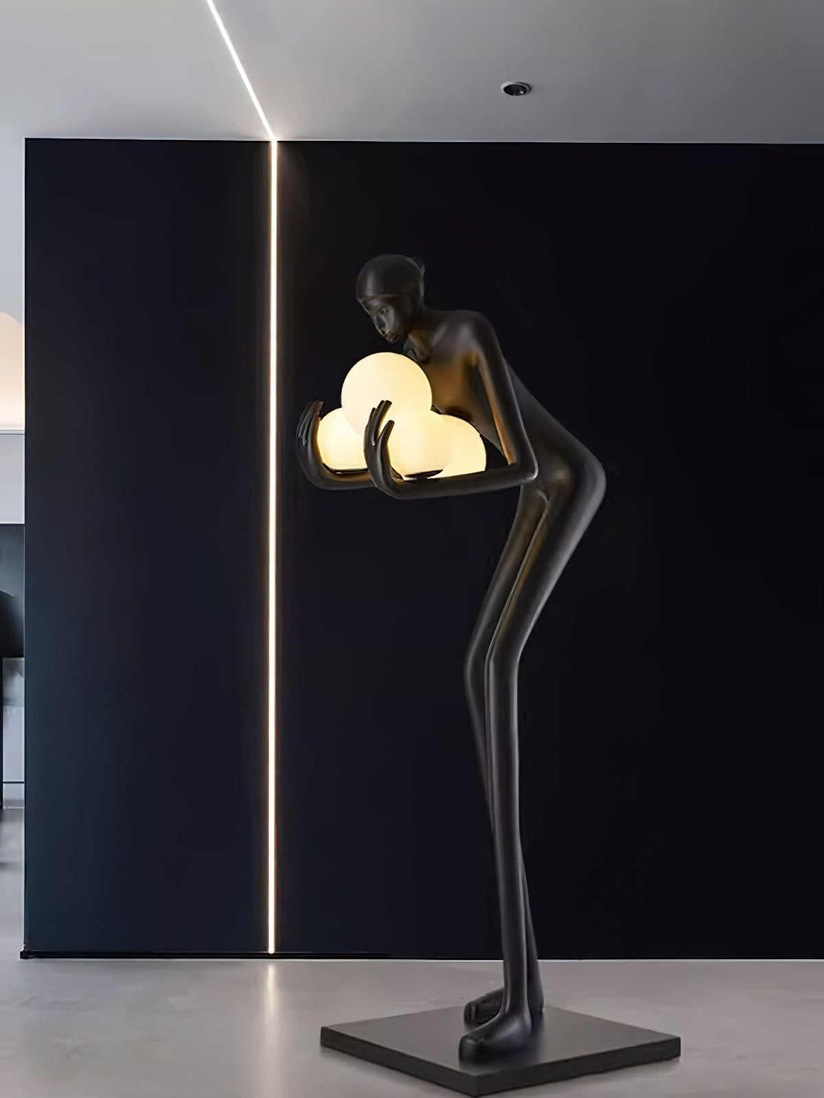 Embrace Of Light Sculpture Floor Lamp