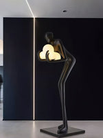 Embrace Of Light Sculpture Floor Lamp