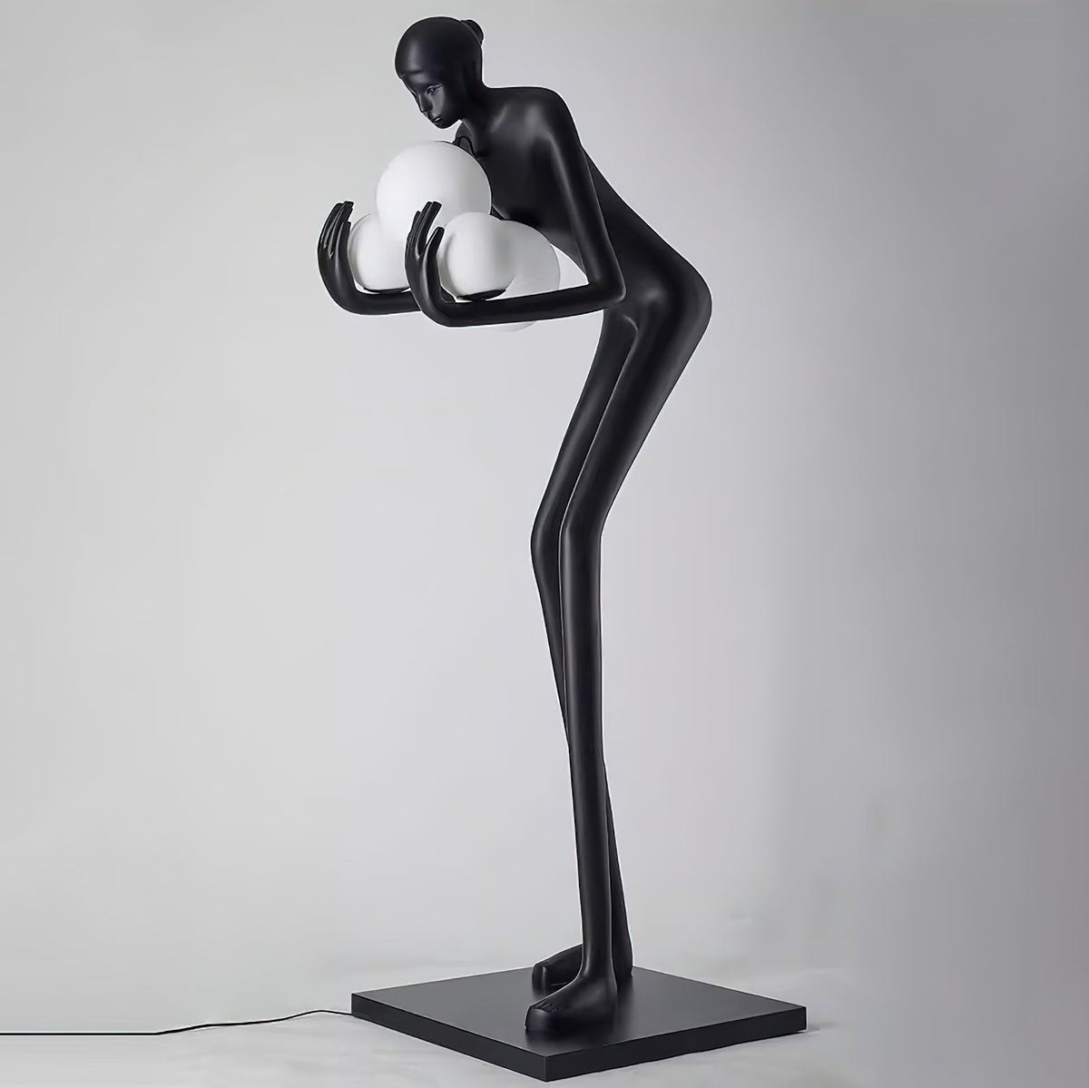 Embrace Of Light Sculpture Floor Lamp