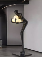 Embrace Of Light Sculpture Floor Lamp
