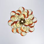 Marielle Glass Chandelier – Modern Art Deco Pendant Light for Dining Room & Foyer