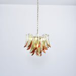 Marielle Glass Chandelier – Modern Art Deco Pendant Light for Dining Room & Foyer