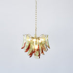 Marielle Glass Chandelier – Modern Art Deco Pendant Light for Dining Room & Foyer