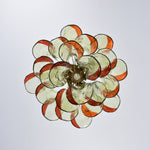 Marielle Glass Chandelier – Modern Art Deco Pendant Light for Dining Room & Foyer