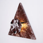 Virida Sculptural Marble Wall Sconce with Integrated LED