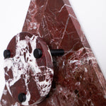 Virida Sculptural Marble Wall Sconce with Integrated LED