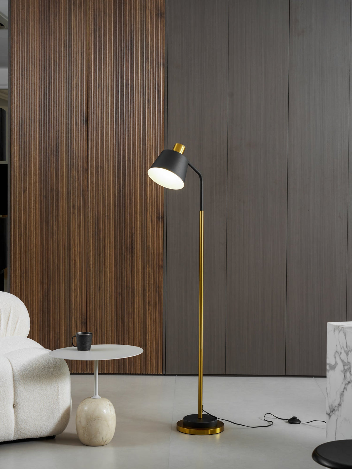 Emmental Floor Lamp – Sculptural Mid-Century Modern Standing Light