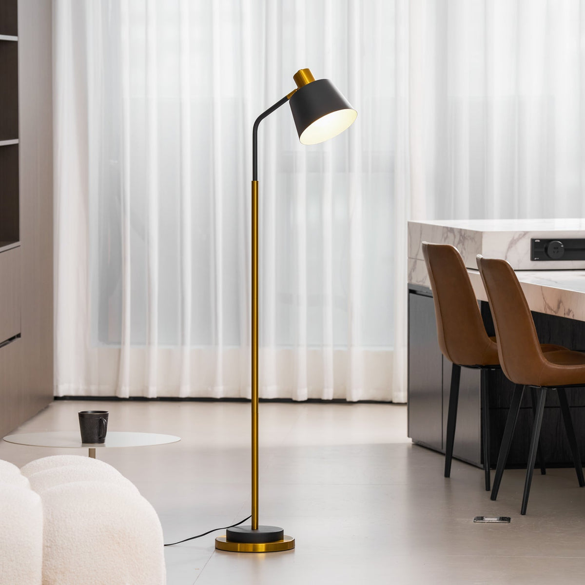 Emmental Floor Lamp – Sculptural Mid-Century Modern Standing Light
