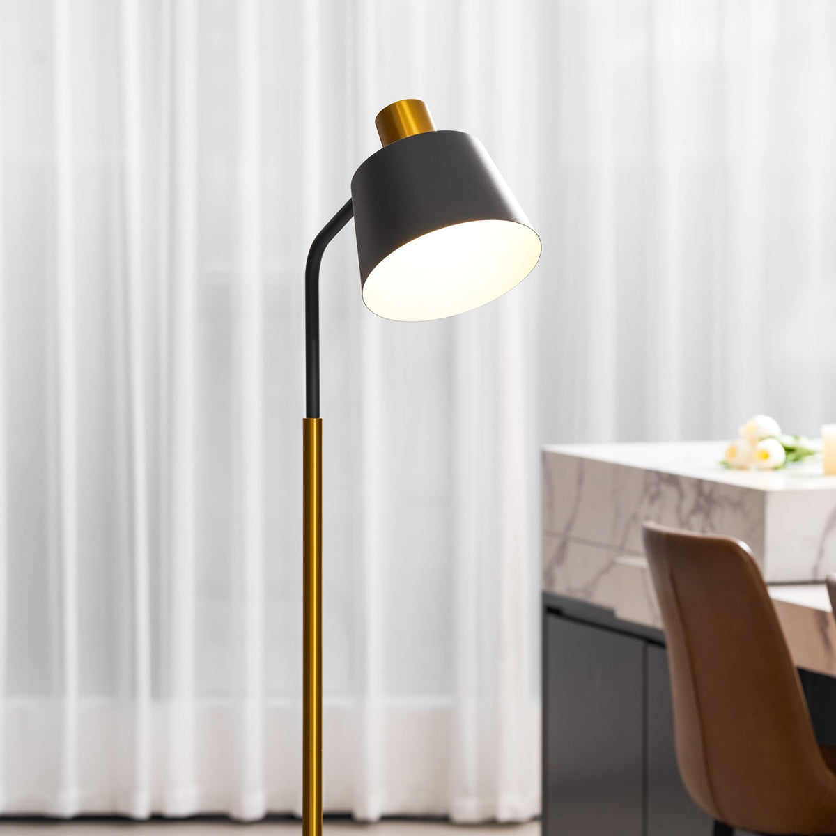 Emmental Floor Lamp – Sculptural Mid-Century Modern Standing Light
