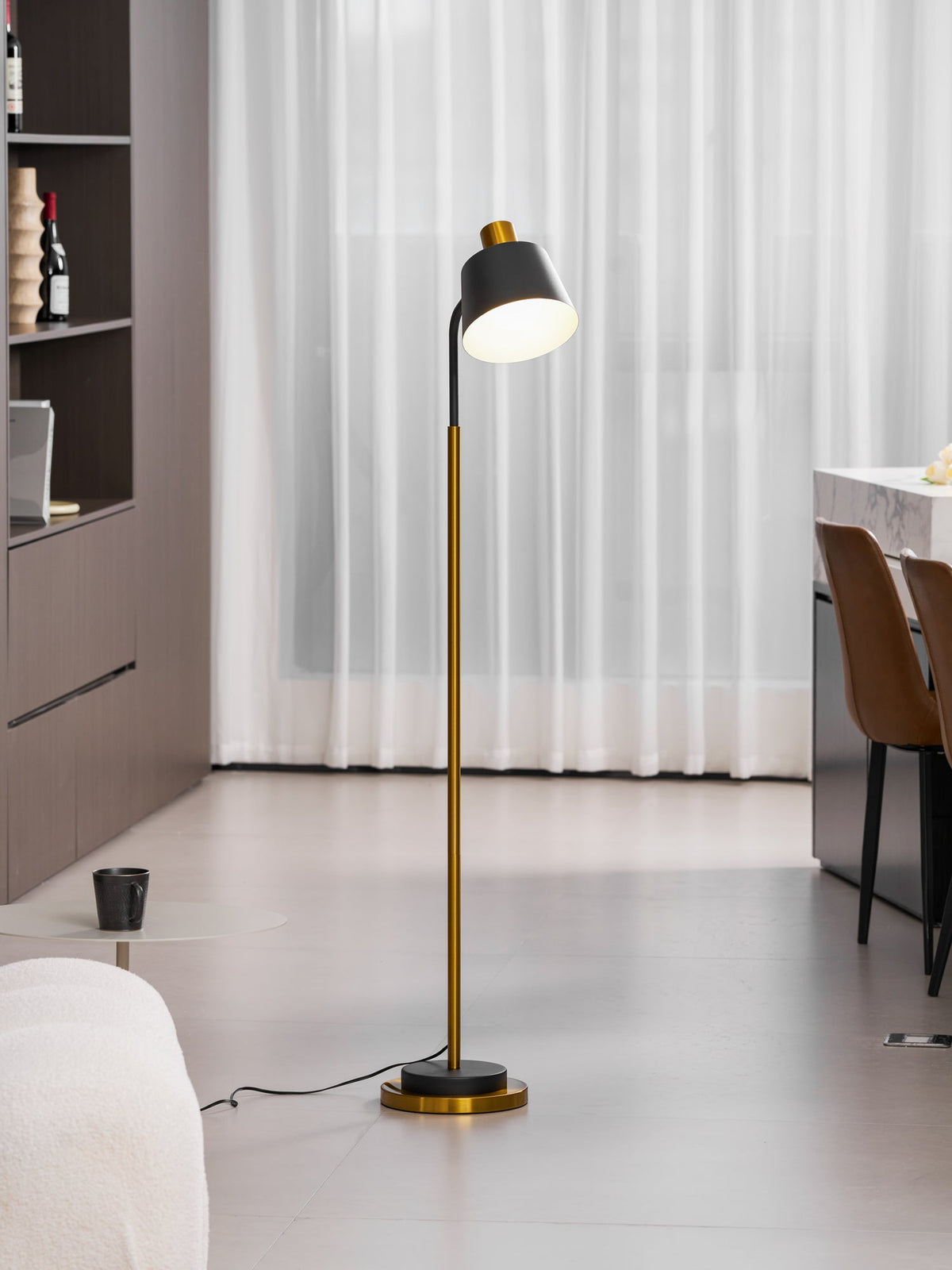 Emmental Floor Lamp – Sculptural Mid-Century Modern Standing Light