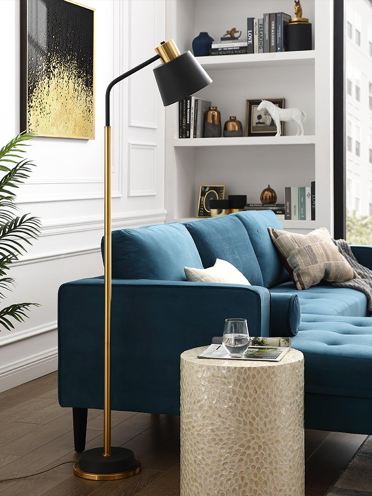 Emmental Floor Lamp – Sculptural Mid-Century Modern Standing Light