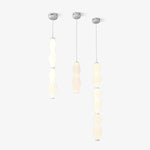 Empirico Sculptural LED Pendant Light in White Polyethylene