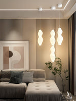 Empirico Sculptural LED Pendant Light in White Polyethylene