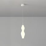 Empirico Sculptural LED Pendant Light in White Polyethylene