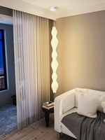 Empirico Sculptural LED Pendant Light in White Polyethylene