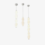 Empirico Sculptural LED Pendant Light in White Polyethylene