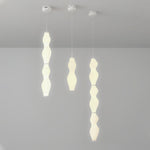 Empirico Sculptural LED Pendant Light in White Polyethylene
