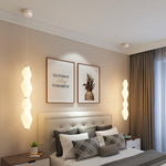 Empirico Sculptural LED Pendant Light in White Polyethylene