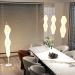 Empirico Sculptural LED Pendant Light in White Polyethylene