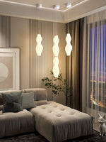 Empirico Sculptural LED Pendant Light in White Polyethylene