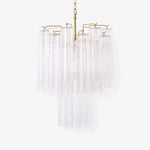 Giselle Murano Glass Chandelier – Hand-Blown Italian Glass Pendant Light for Dining Room and Living Room