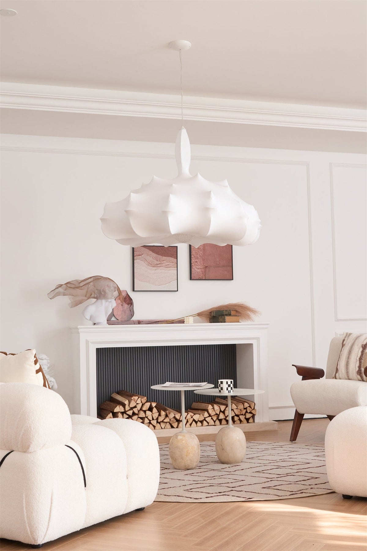 Cocoon Bloom Pendant Light – Nature-Inspired Designer Hanging Lamp