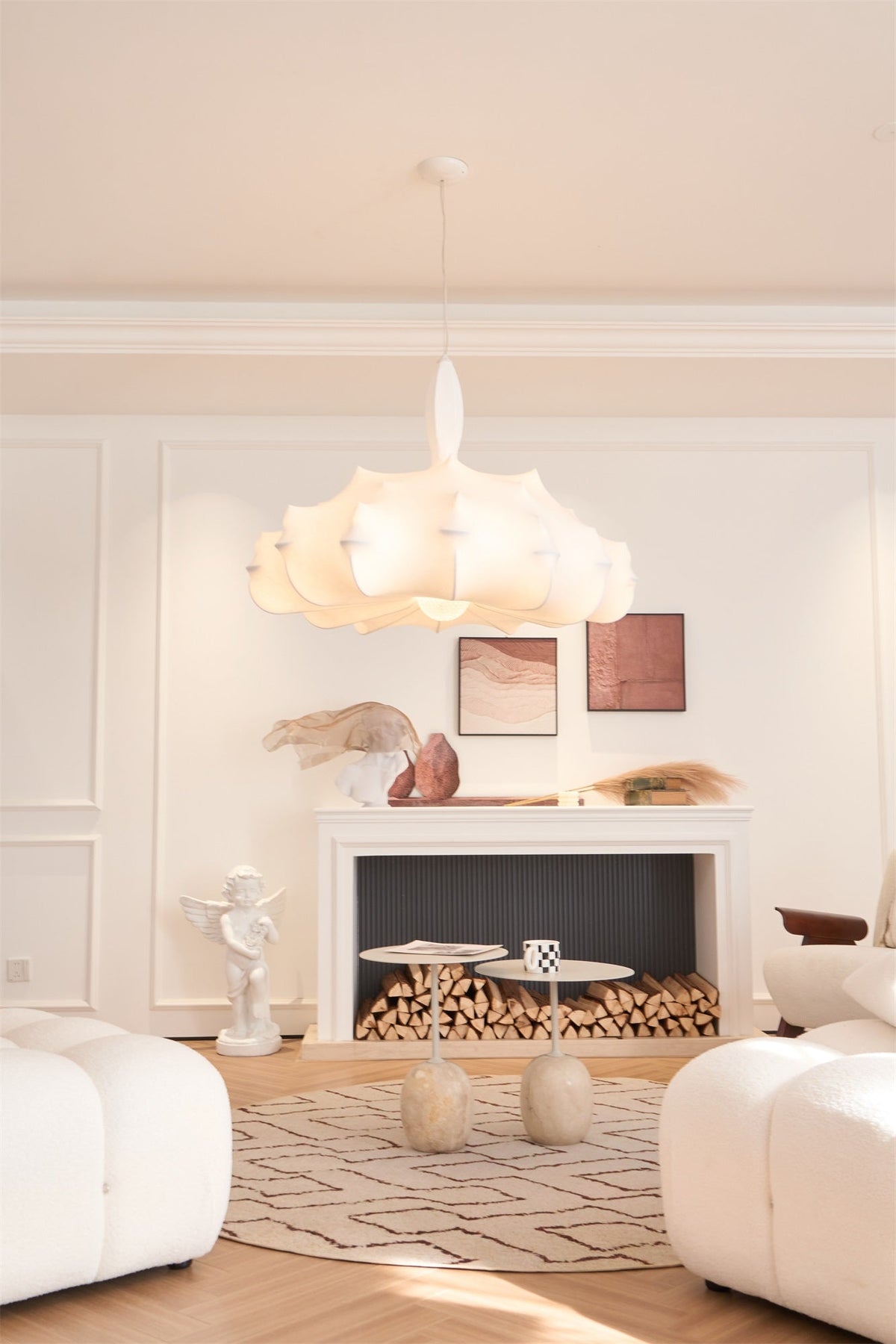 Cocoon Bloom Pendant Light – Nature-Inspired Designer Hanging Lamp