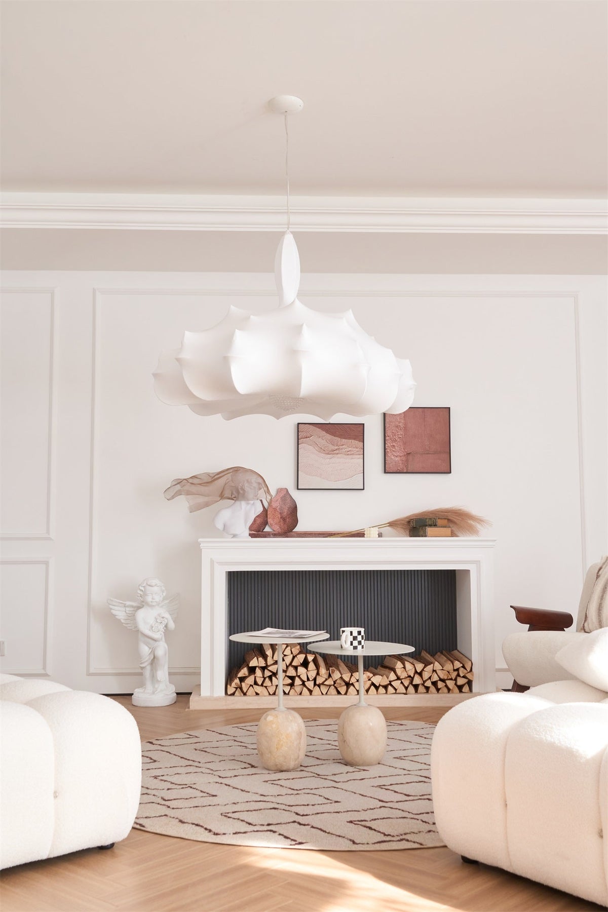 Cocoon Bloom Pendant Light – Nature-Inspired Designer Hanging Lamp